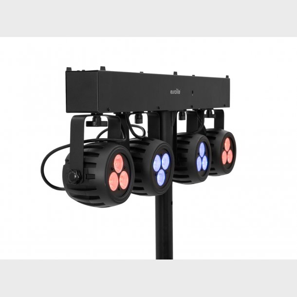 EUROLITE LED KLS-120 Compact Light Set - Compact Light Set with 4 RGBW Spots