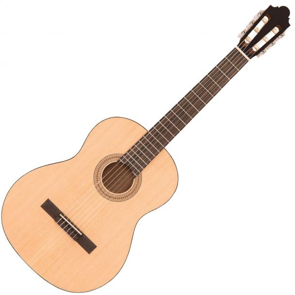 Santos Martinez Principante 3/4 Size Classic Guitar ~ Open Pore, Natural