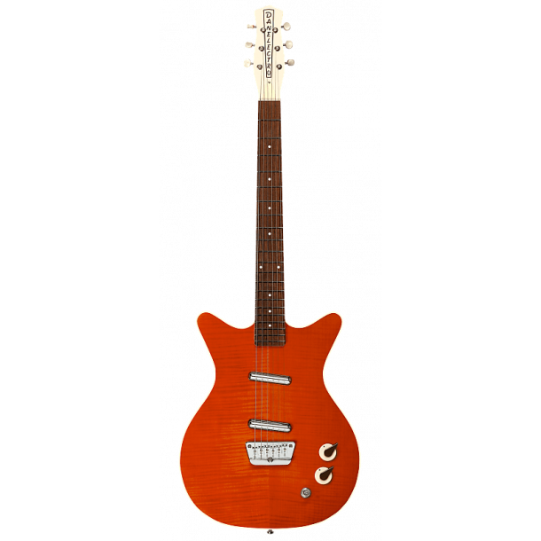 Danelectro 59 Divine Guitar Flame Maple